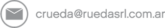 Puede escribirnos a crueda@ruedasrl.com.ar